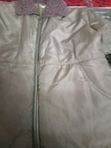 Khaki Puffer Jacket