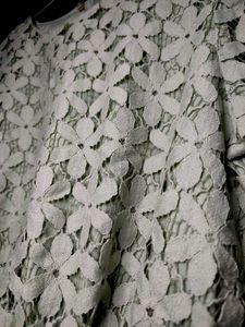 FabAlley Green lace pattern top