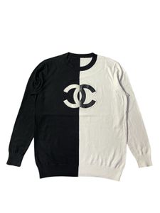 Chanel Two-Tone Knit Sweater