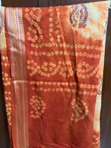 Orange Bandhani Dupatta