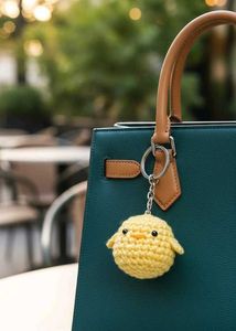 Crochet Chick Bag Charm