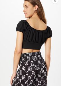 Black Crop Top