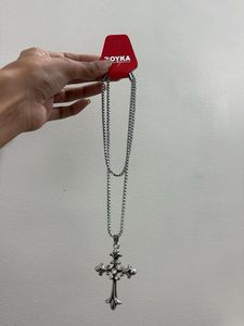 Cross anti tarnish Pendant Necklace