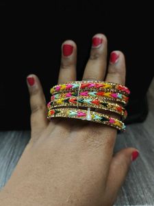 Colorful Bangle Set- 2&#39;8 Size