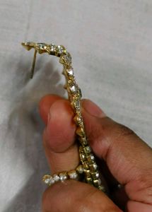 Vintage Rhinestone Statement Earrings