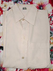 FairSet Cream Embroidered Shirt