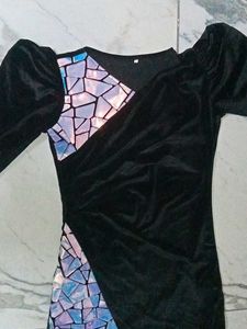 Velvet Partywear Dress