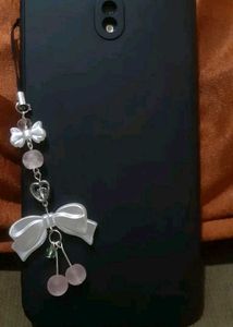 Cute Bow & Cherry Phone Charm