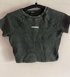 BONKERS Cropped baby tee