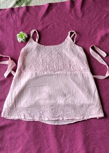Pink Top &amp; Kurti Set