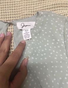 Pale Green Dress