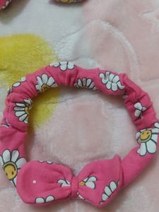 Baby girl drss romper set with bootie &amp;hair band
