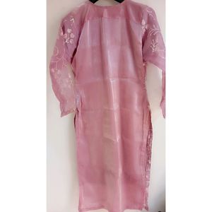 Lilac Full Embroidery Dress