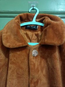Vintage Style Faux Fur Coat
