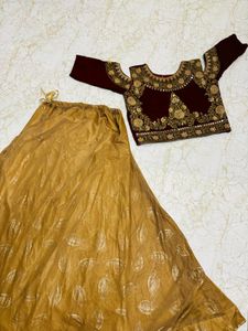 🥳🎉Meroon Lehanga Choli....
