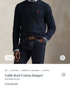 Ralph Lauren Cable Knit Sweater