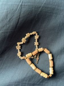Bracelt Set Beaded And Flat Beads