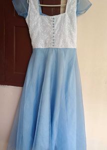 Light Blue Tulle Dress