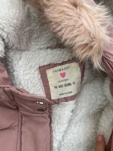 Pink Puffer Coat with Hood (Primark, London)
