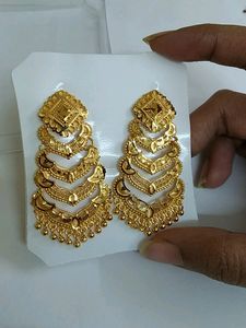 Earings Shri Hari Gold Plated Jewellery