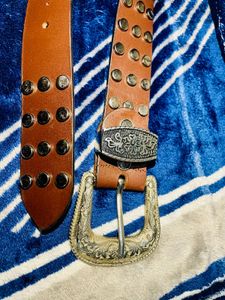 original pure leather sutted belts