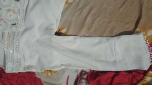White Embroidered Kurti