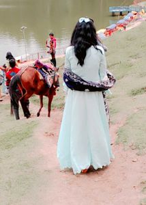 Flowy Light Blue Dress