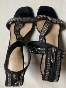 Rhinestone heel