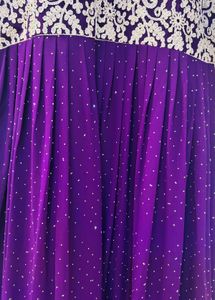 Purple Anarkali Kurta