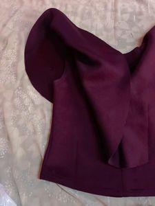 30rs Off🚚Stylish Burgundy Top (Women&#39;s)