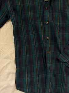 . Green &amp; Navy Check Shirt – Urban Classic