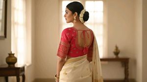 Tiktok Embroidered Readymade Blouse