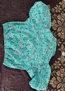 Floral Print Crop Top