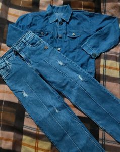 Denim Jeans And Jacket 🧥