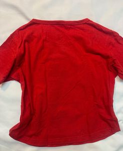 Popeye Graphic Tee - Red