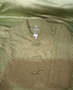 Green Lace Top