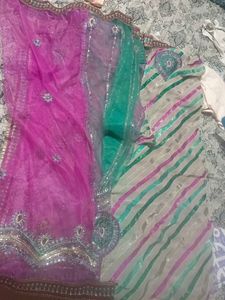Beautiful Ready To Wear Saree With  Designer Blous
