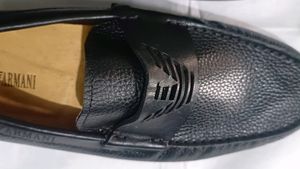 Emporio Armani Leather Loafers Casual Shoes