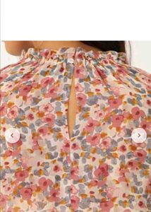 Twenty Dresses Floral Print  High Neck Top