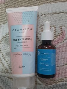 1. Glam Veda Peel Of Mask And 2. Skin Kraft Serium