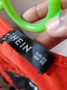 Red &#39;Coffee First&#39; T-Shirt