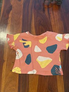Cute Patterned Kids' Crop Top