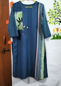 Geometric Printed Kurti For Daily And Office Wear