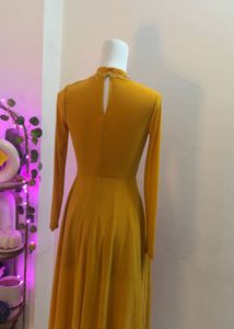 Mustard Long Sleeve Dress
