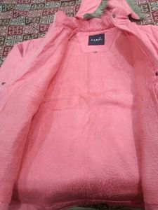 Pink Padded Winter Jacket