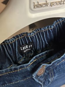 Dark Blue Wide Leg Jeans