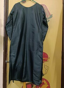 Black  Embroidered Kurta set