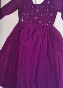 Georgette Flair Kurti Xl Size