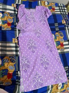Lavender Long Kurta