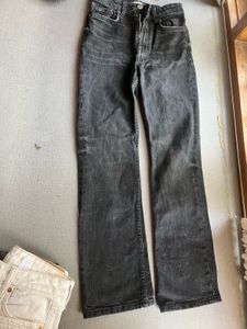 Trendy Black Flared Jeans